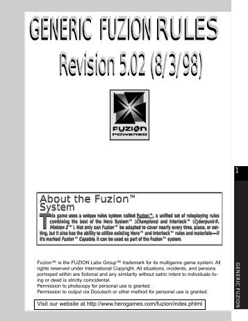 Generic Fuzion 5.02 - Mecha.com