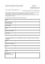 Verzoek om per brief te mogen stemmen - Gemeente Schijndel