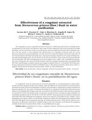 Efectividad de un coagulante extraÃ­do de Stenocereus griseus (Haw.)