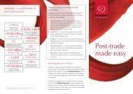 Post-trade made easy - Euroclear