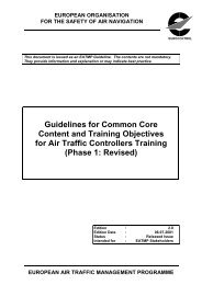 Guidelines for Common Core Content and Training Objectives for ...