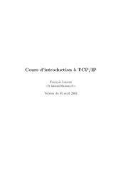 Cours d'introduction `a TCP/IP - Aldevar