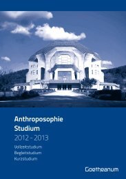 Anthroposophie Studium 2012 - Goetheanum