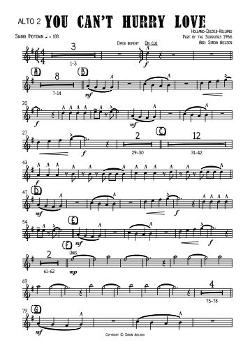 You can't hurry love - bigband - Alto 2.pdf