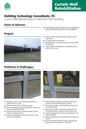 Curtain Wall Rehabilitation - the Sealant, Waterproofing and ...