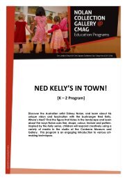Ned Kelly's in Town previsit information. - ACT Museums and Galleries