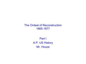 ordeal or reconstruction The us experiences an era of massive economic boom while experiencing great new challenges abroad chapter 36 – the cold war begins (1945-1952. ordeal or reconstruction The us experiences an era of massive economic boom while experiencing great new challenges abroad chapter 36 – the cold war begins (1945-1952.