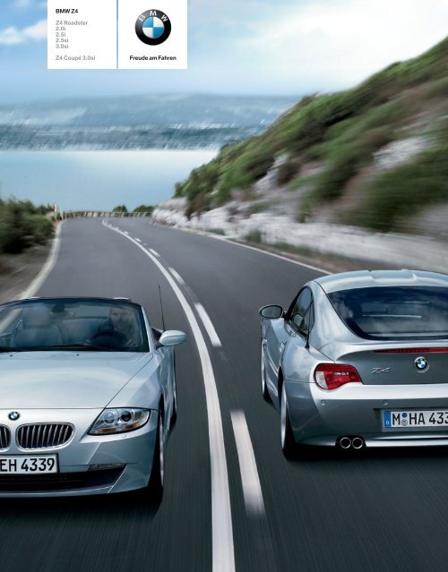 Download Alle Modelle und technischen Daten des BMW Z4
