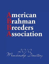 2010 Membership Directory - American Brahman Breeders ...