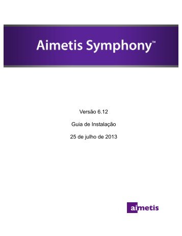 Instalando o Aimetis Symphony Client