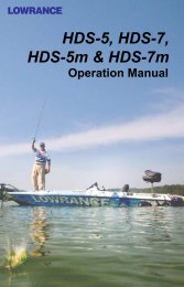 Operation Manual - Lowrance