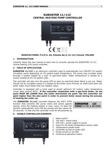 EUROSTER 11/11C - Logitron