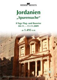 Jordanien - Weber Reisen