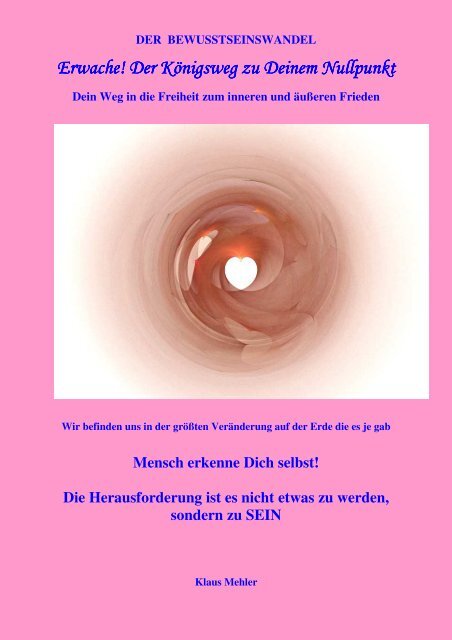 Erwache Der Konigsweg Zu Deinem Nullpunkt Buch Mein Weg