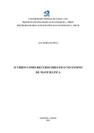 o vÃ­deo como recurso didÃ¡tico no ensino de matemÃ¡tica