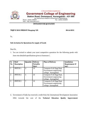 GECA CSE 1 Qtn - Government College Of Engineering Aurangabad