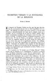 THORSTEIN VEBLEN y LA SOCIOLOGIA DE LA RELIGION