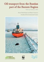 Oil Transport from The Russian Part of The Barents Region