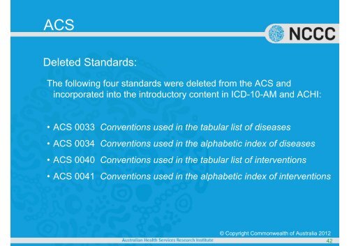 ICD-10-AM/ACHI/ACS - Health Information Management ...