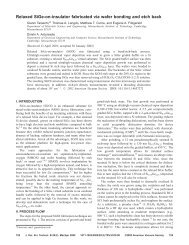 Relaxed SiGe-on-insulator fabricated via wafer bonding and etch back