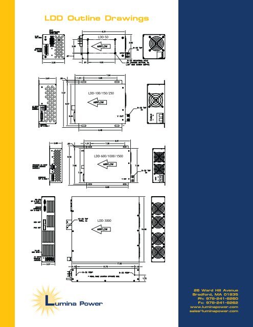 LDD High Power CW Laser Diode Drivers