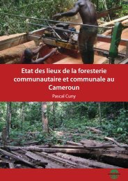 Etat des lieux de la foresterie communautaire et communale au ...