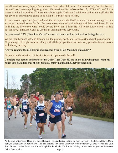 February - Space Coast Runners