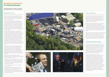 Development Framework For Pinewood Studios Introduction to the ...