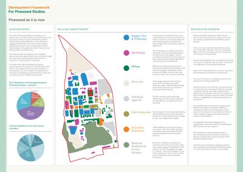 Development Framework For Pinewood Studios Introduction to the ...