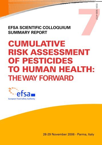 cumulative risk assessment of pesticides to human health - ESKI