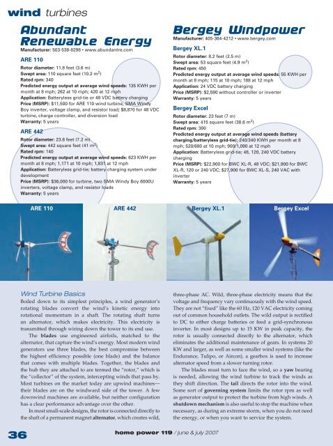 Wind Turbine Buyers Guide - RENEW Wisconsin