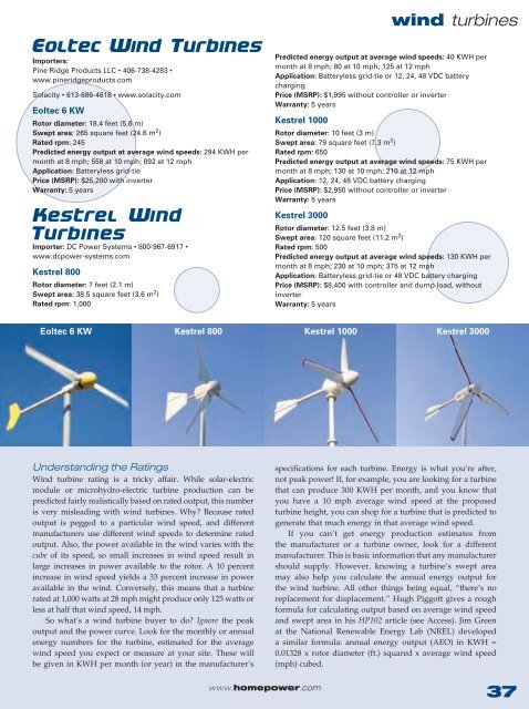 Wind Turbine Buyers Guide - RENEW Wisconsin