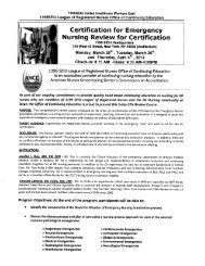 Certification for Emergency Nursing Review for Certification