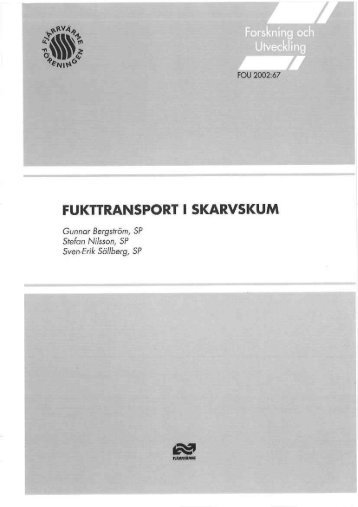 FUKTTRANSPORT I SKARVSKUM - Svensk Fjärrvärme