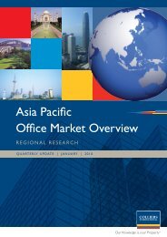 Asia Pacific Office Market Overview - Colliers