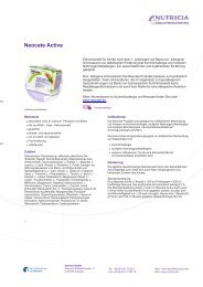 PDF Datenblatt laden - Nutricia