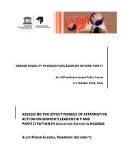 assessing the effectiveness of affirmative action on ... - Unesco