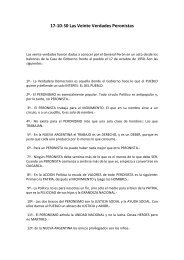 17-10-50 Las Veinte Verdades Peronistas - Movimiento Peronista