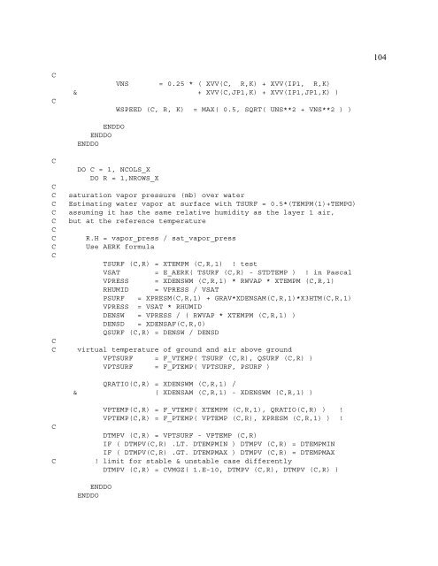 Alternative small scale meteorology input to a chemical transport ...