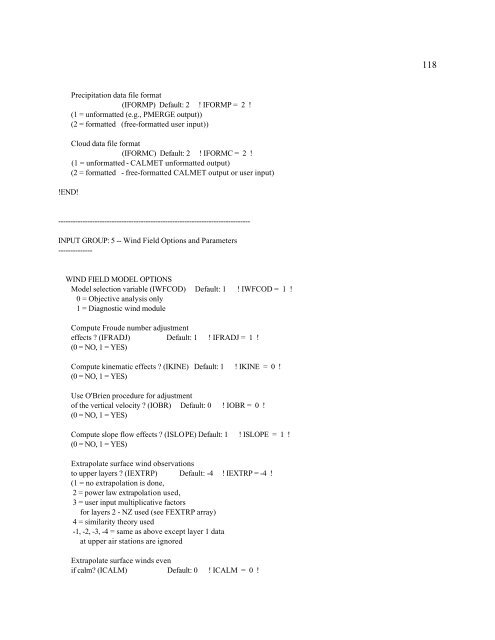 Alternative small scale meteorology input to a chemical transport ...