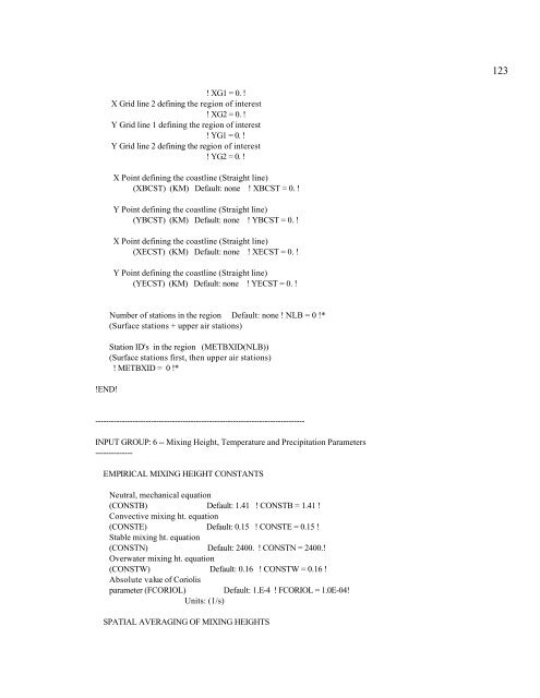 Alternative small scale meteorology input to a chemical transport ...