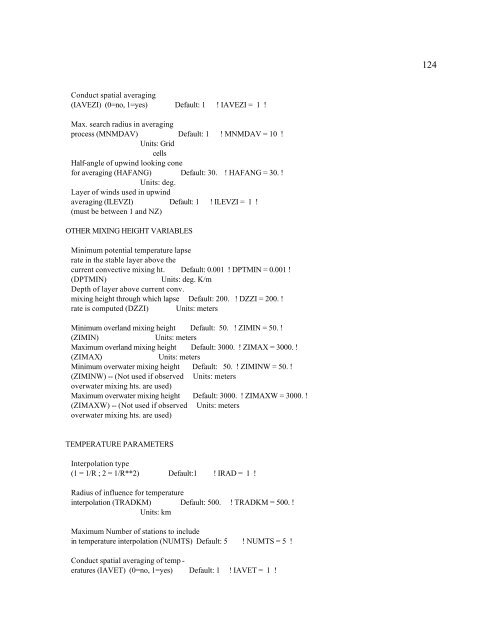 Alternative small scale meteorology input to a chemical transport ...