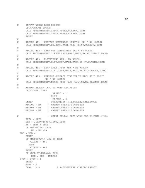 Alternative small scale meteorology input to a chemical transport ...