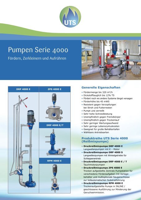 Pumpe 4000 PDF Download - UTS Biogas