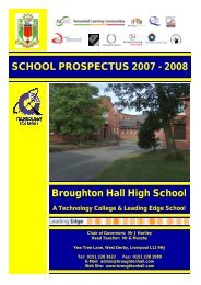 Prospectus 2007 to 2008.pub - Broughton Hall High School