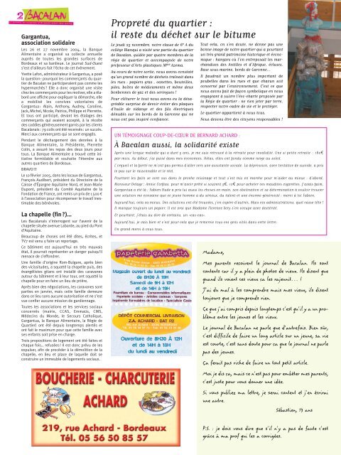 Journal Bacalan nÂ¡8 - bacalanstory - Sud Ouest