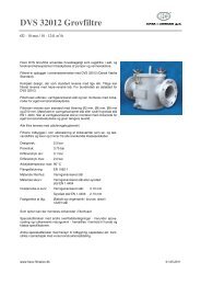DVS 32012 Grovfiltre DK - Ditech AS