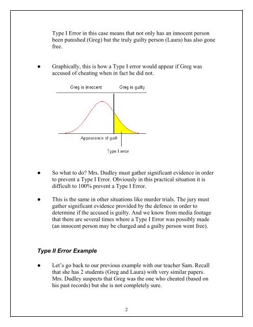 About Type I and Type II Errors Examples - Atrium