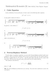 1 Cubic Equation 2 Newton-Raphson Method