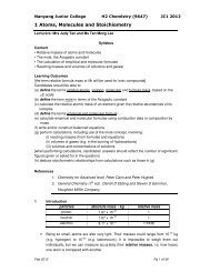 1 Atoms, Molecules and Stoichiometry - ASKnLearn